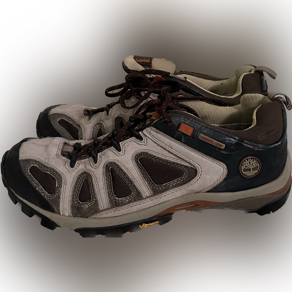 TIMBERLAND HIKING SHOE SZ 11.5 LEATHER OUTDOOR FITNESS EXERCISE VIBRAM 44101 822